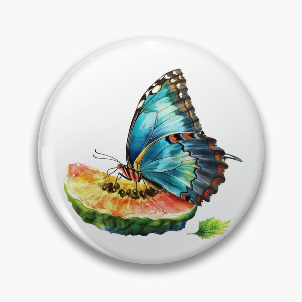 Item preview, Blue Butterfly | Elegant Nature Aesthetic Art designed and sold by Mandayartstudio.