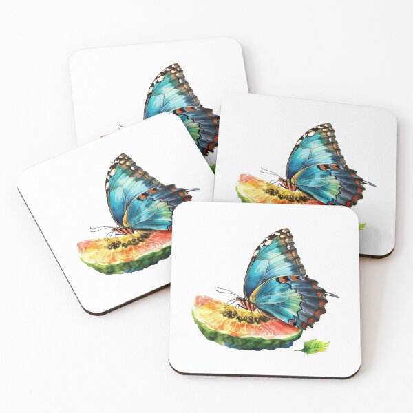 Item preview, Blue Butterfly | Elegant Nature Aesthetic Art designed and sold by Mandayartstudio.