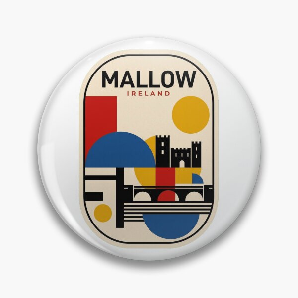 Item preview, Retro Mallow Bauhaus Geometric Skyline designed and sold by k3rstman1.