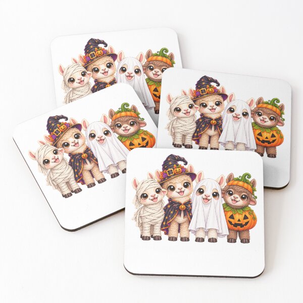 Item preview, Llama Pumpkin Halloween Llamas designed and sold by QuiteOrbit.