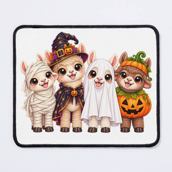 Item preview, Llama Pumpkin Halloween Llamas designed and sold by QuiteOrbit.