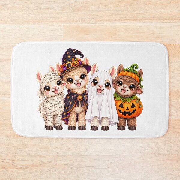 Item preview, Llama Pumpkin Halloween Llamas designed and sold by QuiteOrbit.