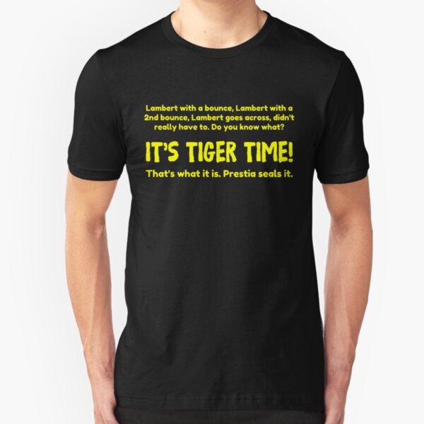 Tiger Time - Richmond 2017 Black Slim Fit T-Shirt