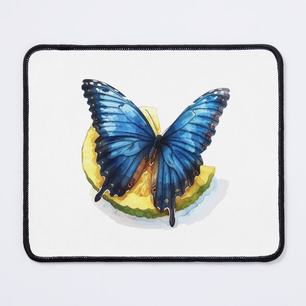 Item preview, Blue Butterfly | Elegant Nature Aesthetic Art designed and sold by Mandayartstudio.