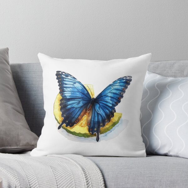 Item preview, Blue Butterfly | Elegant Nature Aesthetic Art designed and sold by Mandayartstudio.