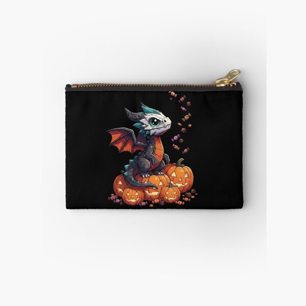 Item preview, Cute Baby Dragon with Pumpkins Halloween Fantasy Design designed and sold by Ostericaimusa.
