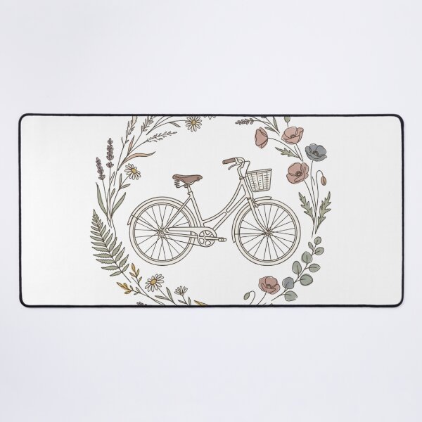 Item preview, Wildflower Bicycle Wreath designed and sold by meghnad.