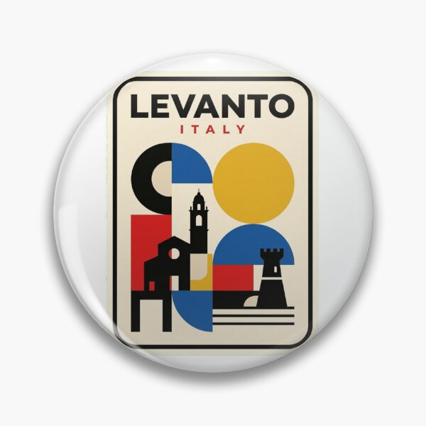 Item preview, Retro Levanto Bauhaus Geometric Skyline designed and sold by k3rstman1.