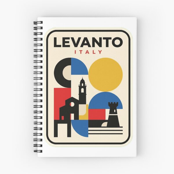 Item preview, Retro Levanto Bauhaus Geometric Skyline designed and sold by k3rstman1.