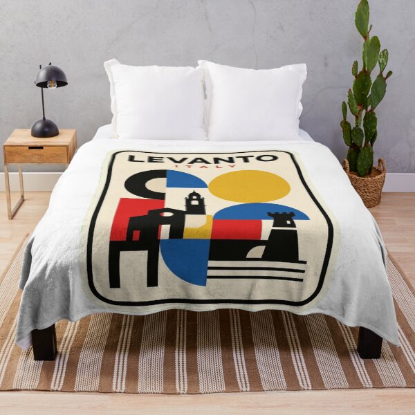 Item preview, Retro Levanto Bauhaus Geometric Skyline designed and sold by k3rstman1.