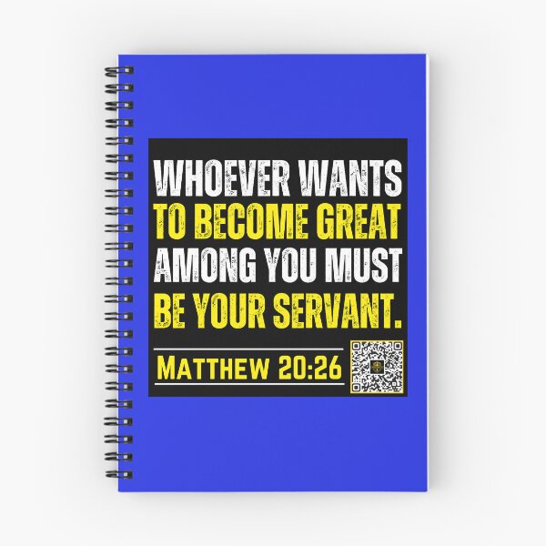 Item preview, Whoever wants to Become Great Among You Must Be Your Servant | Matthew 20:26 designed and sold by UnboundFull.