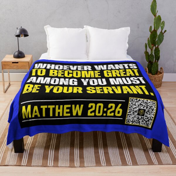 Item preview, Whoever wants to Become Great Among You Must Be Your Servant | Matthew 20:26 designed and sold by UnboundFull.