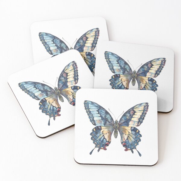 Item preview, Blue Butterfly | Elegant Nature Aesthetic Art designed and sold by Mandayartstudio.