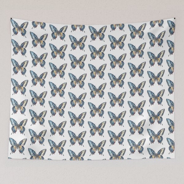 Item preview, Blue Butterfly | Elegant Nature Aesthetic Art designed and sold by Mandayartstudio.