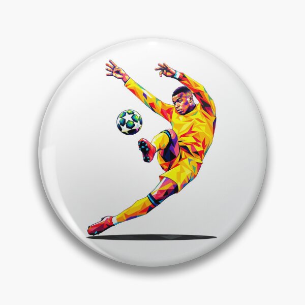 Item preview, Kylian-Mbappe Scissor Kick Geometric WPAP Art designed and sold by dartoffofo⭐⭐⭐⭐⭐.