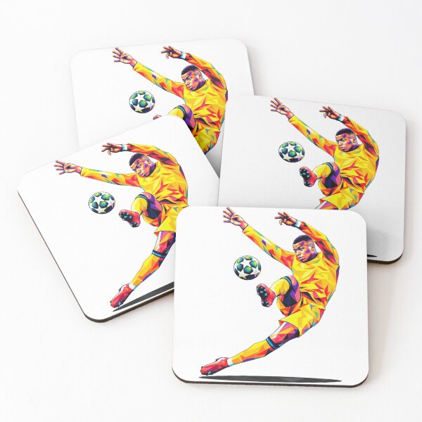 Item preview, Kylian-Mbappe Scissor Kick Geometric WPAP Art designed and sold by dartoffofo⭐⭐⭐⭐⭐.