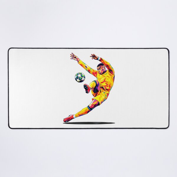 Item preview, Kylian-Mbappe Scissor Kick Geometric WPAP Art designed and sold by dartoffofo⭐⭐⭐⭐⭐.