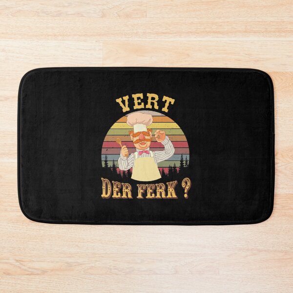 Item preview, Swedish Chef Vert Der Ferk ? Retro Sunset Cooking Humor designed and sold by JOHNISTRERI.