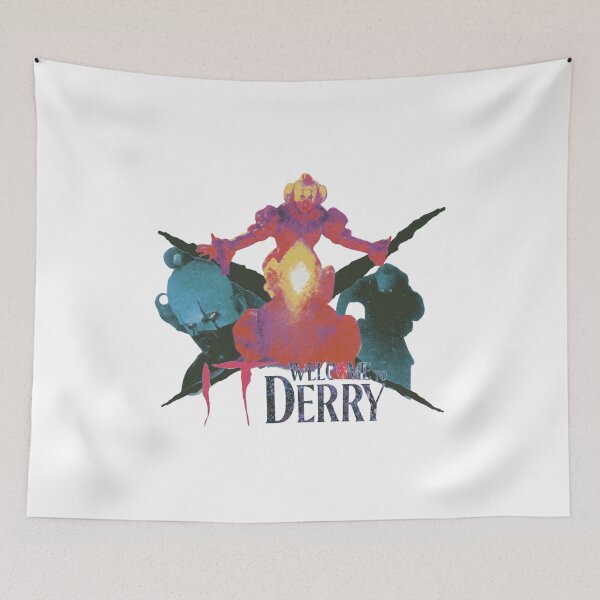 Item preview, IT Welcome to Derry Creepy Clown Horror Art designed and sold by JOHNISTRERI.
