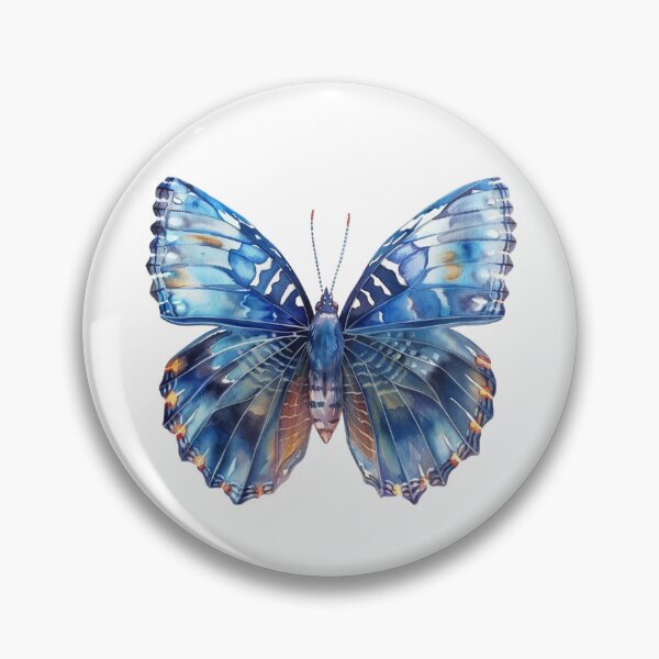 Item preview, Blue Butterfly | Elegant Nature Aesthetic Art designed and sold by Mandayartstudio.
