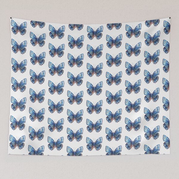 Item preview, Blue Butterfly | Elegant Nature Aesthetic Art designed and sold by Mandayartstudio.