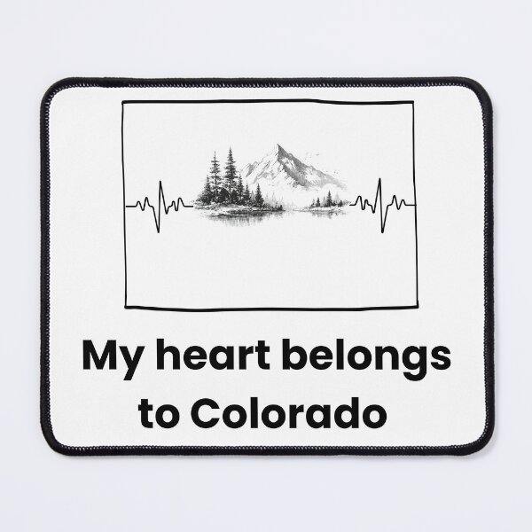 Item preview, My heart belongs to Colorado designed and sold by GiftableGems.