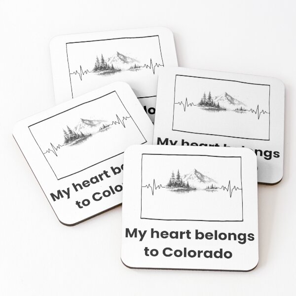 Item preview, My heart belongs to Colorado designed and sold by GiftableGems.