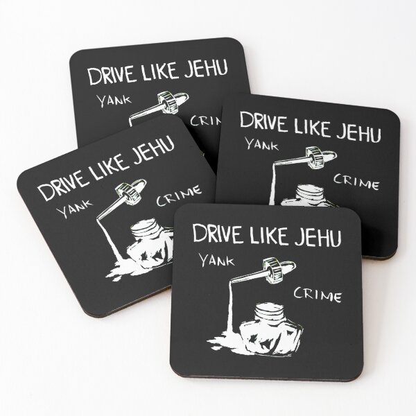 Item preview, DRIVE LIKE JEHU- YANK CRIME BLACK LOGO   designed and sold by finikatkey.