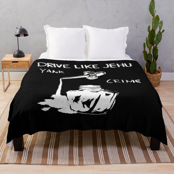 Item preview, DRIVE LIKE JEHU- YANK CRIME BLACK LOGO designed and sold by finikatkey.