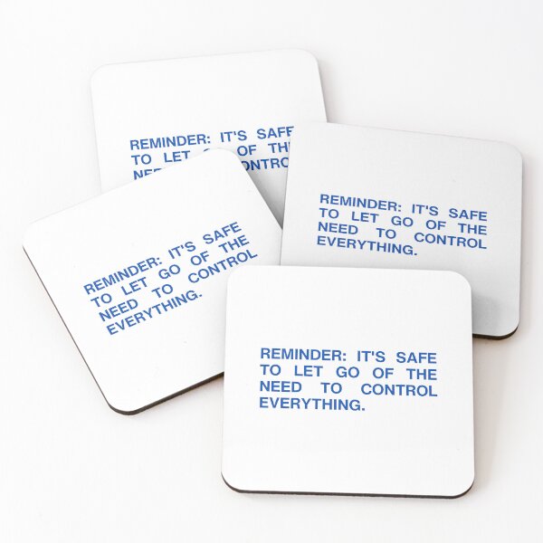 Item preview, Reminder: it's safe to let go of the need to control everything designed and sold by SWETA HALDER.