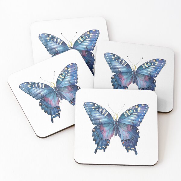 Item preview, Blue Butterfly | Elegant Nature Aesthetic Art designed and sold by Mandayartstudio.