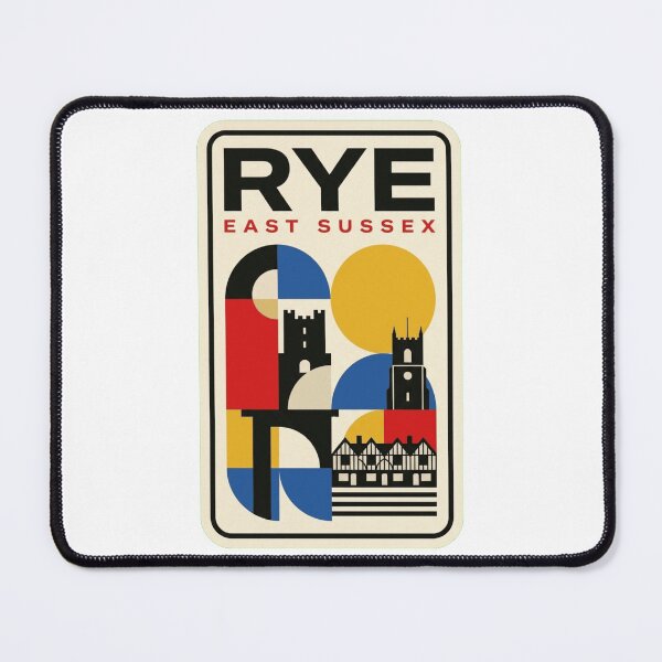 Item preview, Retro Rye Bauhaus Geometric Skyline designed and sold by k3rstman1.