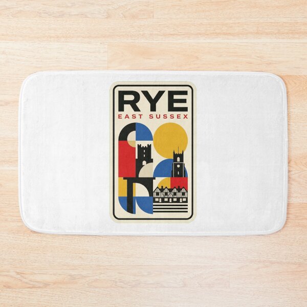 Item preview, Retro Rye Bauhaus Geometric Skyline designed and sold by k3rstman1.