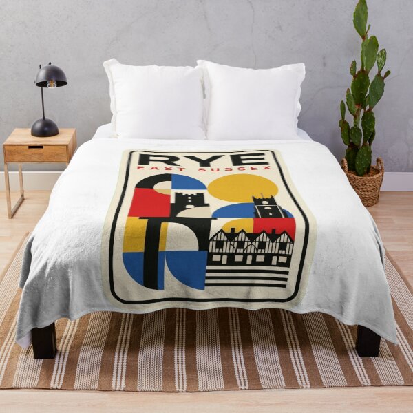 Item preview, Retro Rye Bauhaus Geometric Skyline designed and sold by k3rstman1.