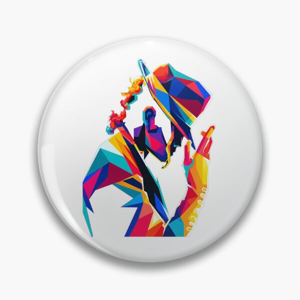 Item preview, Michael-Jackson King Of Pop Geometric Pop Art Silhouette designed and sold by dartoffofo⭐⭐⭐⭐⭐.