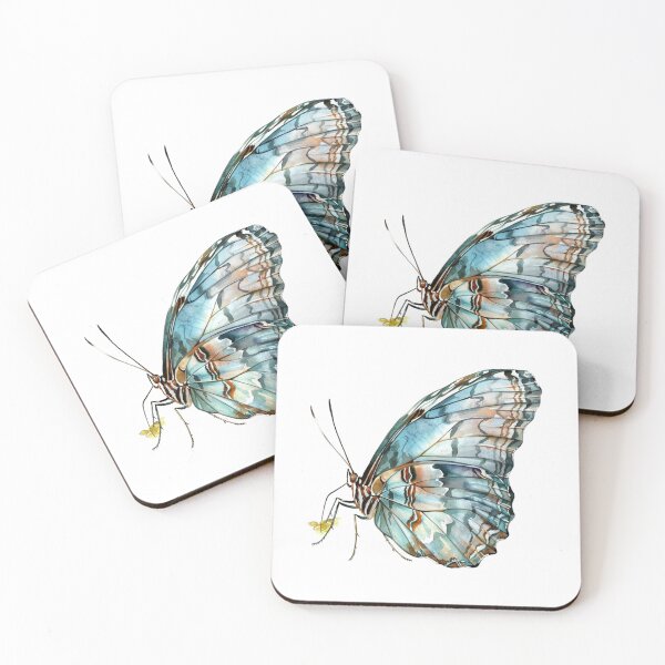 Item preview, Blue Butterfly | Elegant Nature Aesthetic Art designed and sold by Mandayartstudio.