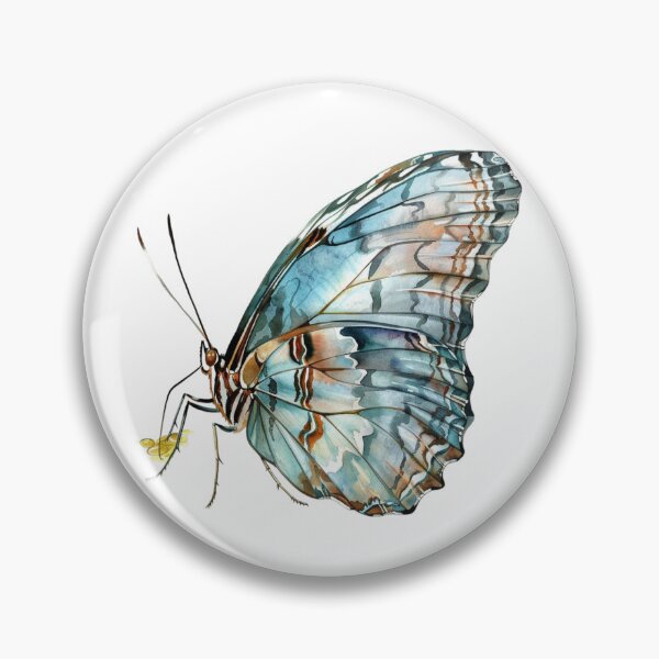 Item preview, Blue Butterfly | Elegant Nature Aesthetic Art designed and sold by Mandayartstudio.