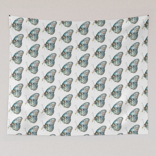 Item preview, Blue Butterfly | Elegant Nature Aesthetic Art designed and sold by Mandayartstudio.