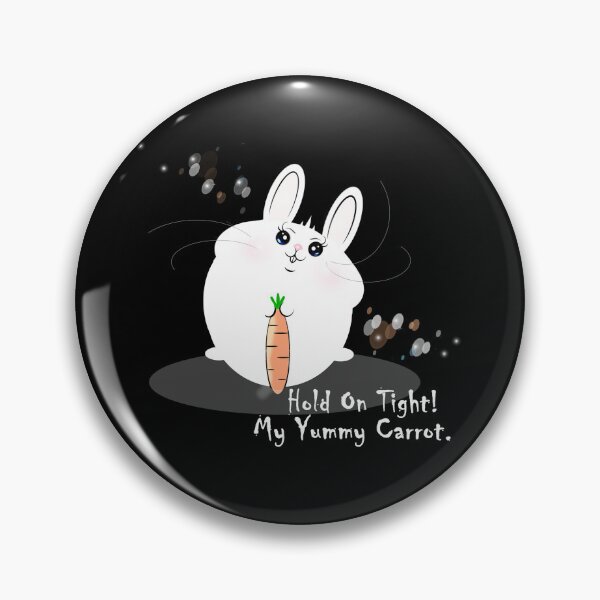 Item preview, Adorable Bunny(Rabbit)-Hold On Tight! My Yummy Carrot. designed and sold by Shirley cute art .
