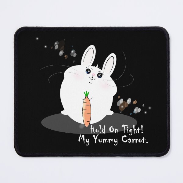 Item preview, Adorable Bunny(Rabbit)-Hold On Tight! My Yummy Carrot. designed and sold by Shirley cute art .