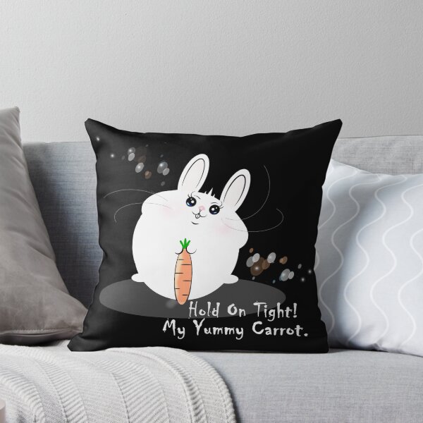 Item preview, Adorable Bunny(Rabbit)-Hold On Tight! My Yummy Carrot. designed and sold by Shirley cute art .