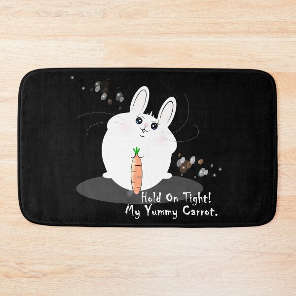 Item preview, Adorable Bunny(Rabbit)-Hold On Tight! My Yummy Carrot. designed and sold by Shirley cute art .