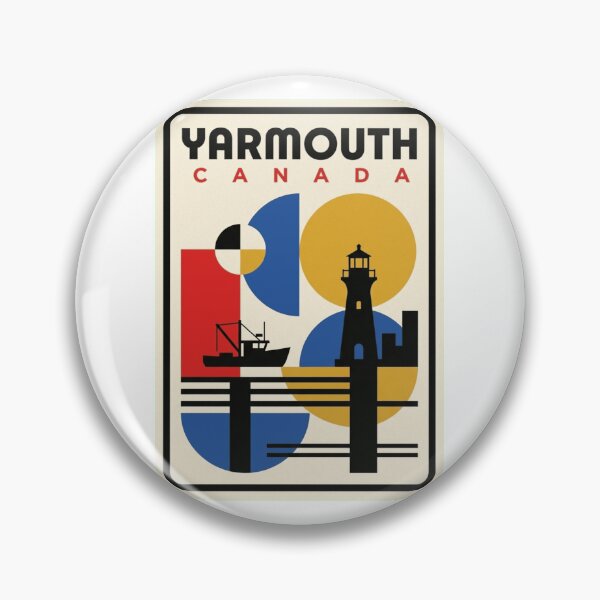 Item preview, Retro Yarmouth Bauhaus Geometric Skyline designed and sold by k3rstman1.