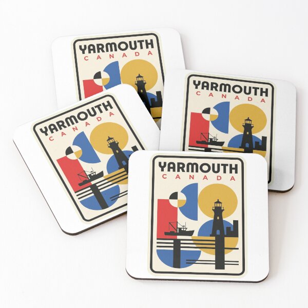 Item preview, Retro Yarmouth Bauhaus Geometric Skyline designed and sold by k3rstman1.