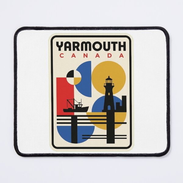 Item preview, Retro Yarmouth Bauhaus Geometric Skyline designed and sold by k3rstman1.