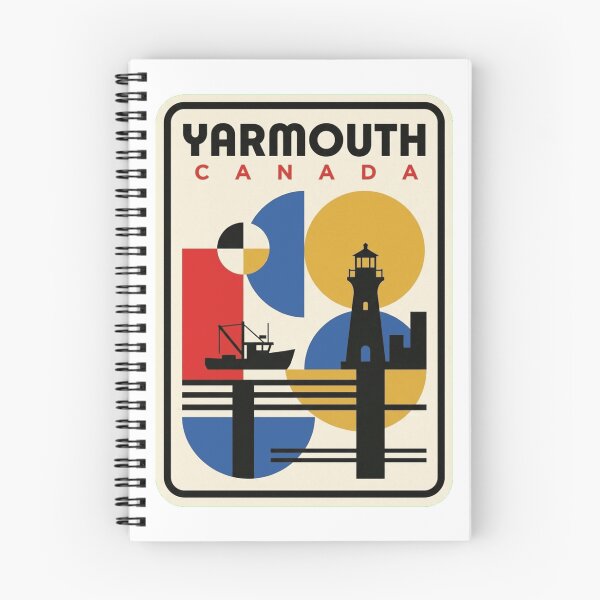 Item preview, Retro Yarmouth Bauhaus Geometric Skyline designed and sold by k3rstman1.