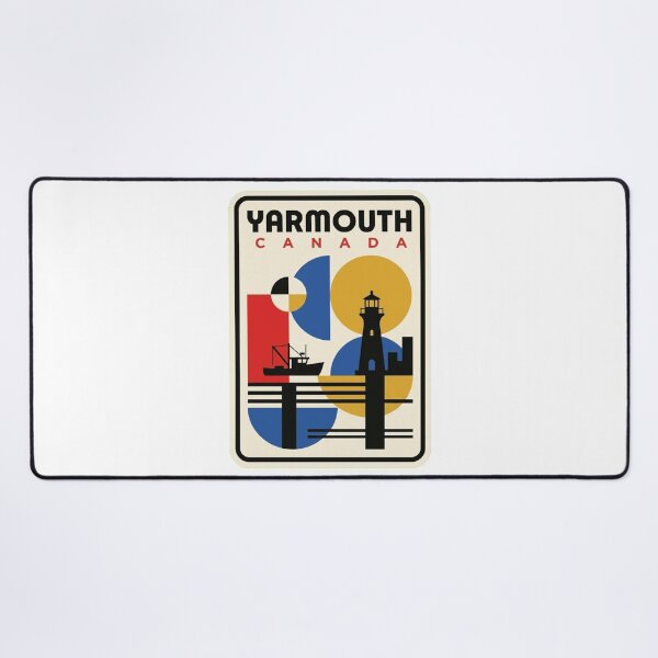 Item preview, Retro Yarmouth Bauhaus Geometric Skyline designed and sold by k3rstman1.