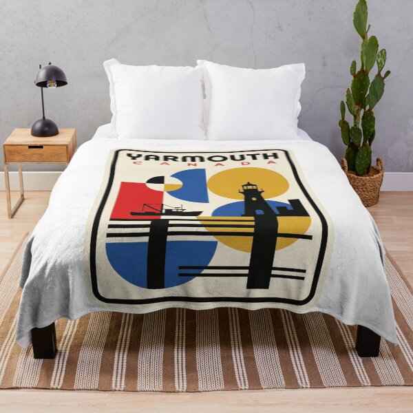 Item preview, Retro Yarmouth Bauhaus Geometric Skyline designed and sold by k3rstman1.