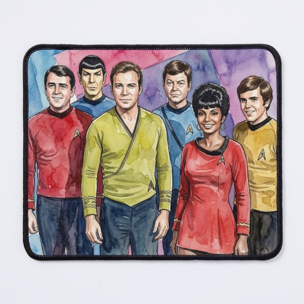 Item preview, Star Trek Original Series Retro Full Color Crew designed and sold by TrendingDesigns20xx.