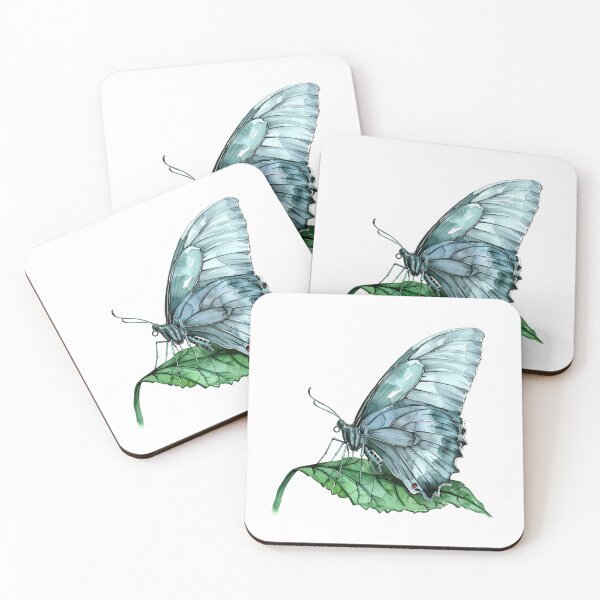 Item preview, Blue Butterfly | Elegant Nature Aesthetic Art designed and sold by Mandayartstudio.